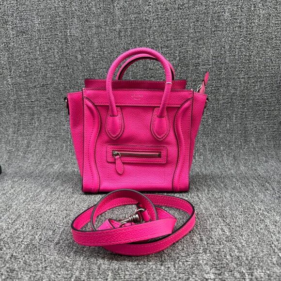 CELINE Luggage Leather Handbag 815-041025 - Picture 2 of 15